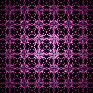 Seamless geometric circle pattern, colorful fractal texture Stock Illustration