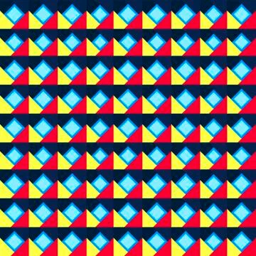 Seamless geometric color pattern Stock Illustration