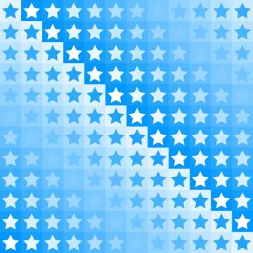 Seamless geometric colored pattern. Print or background with blue and white s Stock Illustration