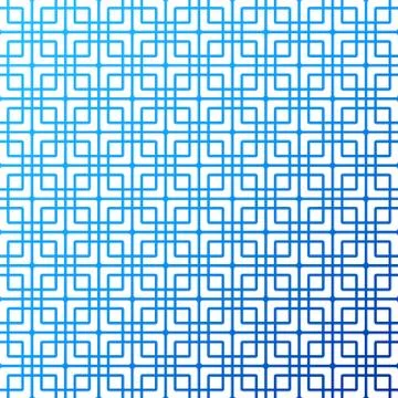 Seamless geometric colorful pattern of squares and flowing lines. Illustrazione stock