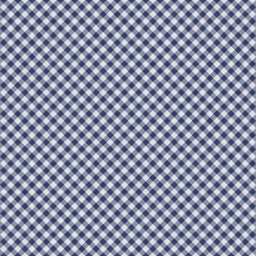 Seamless geometric diagonal gingham pattern. French blue linen shabby chic style Stock Illustration