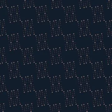 Seamless geometric diagonal patterns. Rectangles on a dark blue background Illustrazione stock