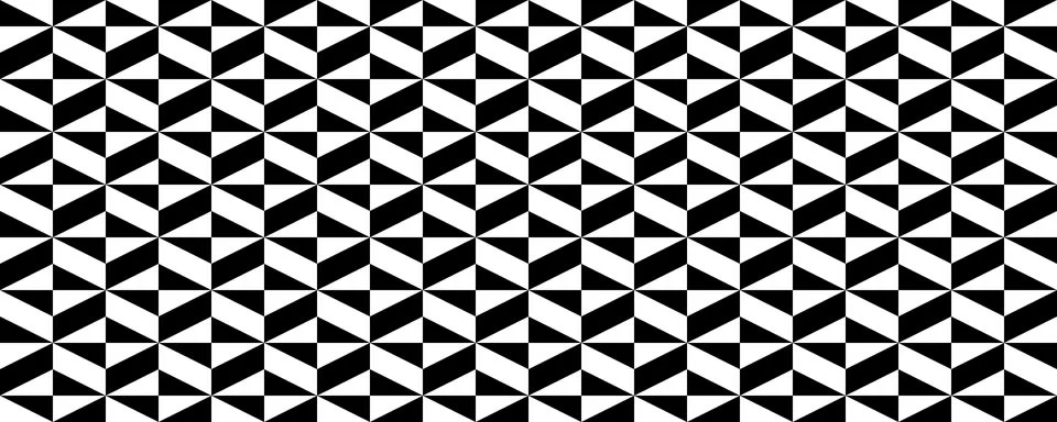 Seamless geometric diamond pattern. Black and white ethnic rhombus background Stock Illustration