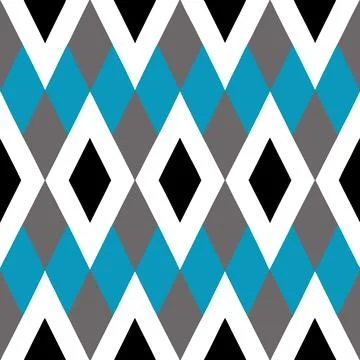 Seamless Geometric Diamond Pattern Design for Textiles and Fabric Projects Stock Illustration