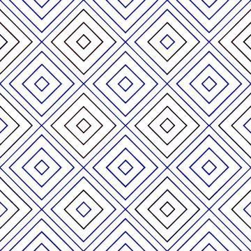 Seamless Geometric Diamond Pattern Design for Textiles and Fabric Projects Illustrazione stock