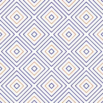 Seamless Geometric Diamond Pattern Design for Textiles and Fabric Projects Illustrazione stock