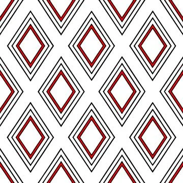 Seamless Geometric Diamond Pattern Design for Textiles and Fabric Projects Stock-Illustration