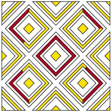 Seamless Geometric Diamond Pattern Design for Textiles and Fabric Projects Stock Illustration