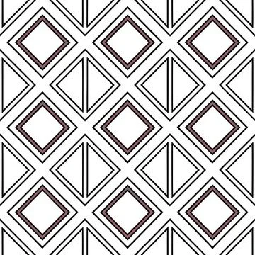 Seamless Geometric Diamond Pattern Design for Textiles and Fabric Projects Illustrazione stock