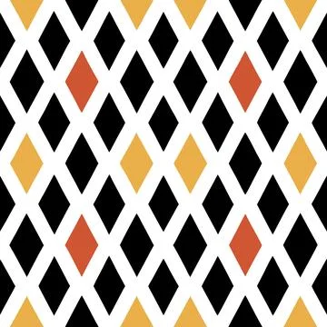Seamless Geometric Diamond Pattern Design for Textiles and Fabric Projects Illustrazione stock