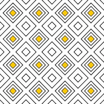 Seamless Geometric Diamond Pattern Design for Textiles and Fabric Projects Stock Illustration