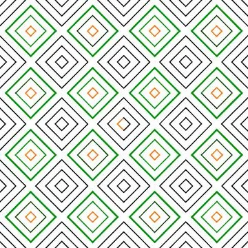 Seamless Geometric Diamond Pattern Design for Textiles and Fabric Projects Illustrazione stock