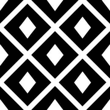 Seamless Geometric Diamond Pattern Design for Textiles and Fabric Projects Stock Illustration