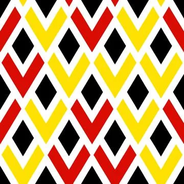 Seamless Geometric Diamond Pattern Design for Textiles and Fabric Projects Illustrazione stock