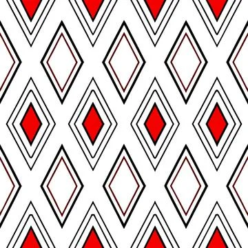 Seamless Geometric Diamond Pattern Design for Textiles and Fabric Projects Illustrazione stock