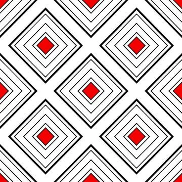 Seamless Geometric Diamond Pattern Design for Textiles and Fabric Projects Illustrazione stock