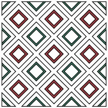 Seamless Geometric Diamond Pattern Design for Textiles and Fabric Projects Stock-Illustration