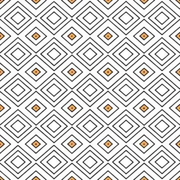 Seamless Geometric Diamond Pattern Design for Textiles and Fabric Projects Stock Illustration