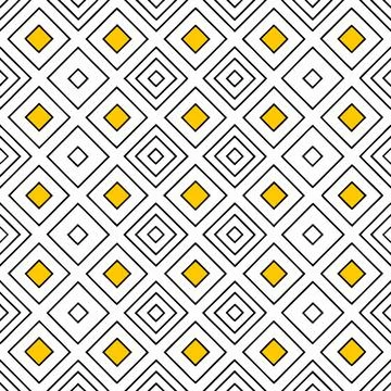 Seamless Geometric Diamond Pattern Design for Textiles and Fabric Projects 스톡 일러스트