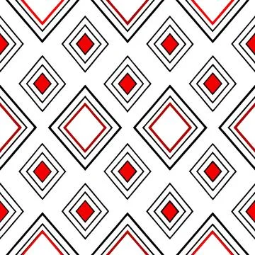 Seamless Geometric Diamond Pattern Design for Textiles and Fabric Projects Illustrazione stock