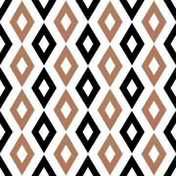 Seamless Geometric Diamond Pattern Design for Textiles and Fabric Projects Illustrazione stock