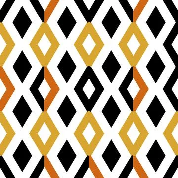 Seamless Geometric Diamond Pattern Design for Textiles and Fabric Projects Illustrazione stock