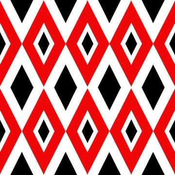 Seamless Geometric Diamond Pattern Design for Textiles and Fabric Projects Illustrazione stock