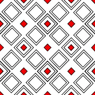 Seamless Geometric Diamond Pattern Design for Textiles and Fabric Projects Illustrazione stock
