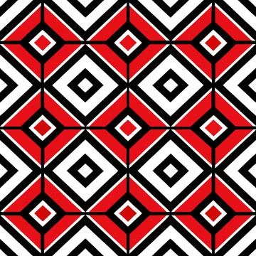 Seamless Geometric Diamond Pattern Design for Textiles and Fabric Projects Illustrazione stock