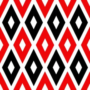 Seamless Geometric Diamond Pattern Design for Textiles and Fabric Projects Illustrazione stock