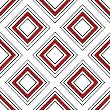 Seamless Geometric Diamond Pattern Design for Textiles and Fabric Projects Stock Illustration