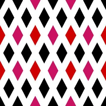 Seamless Geometric Diamond Pattern Design for Textiles and Fabric Projects Illustrazione stock