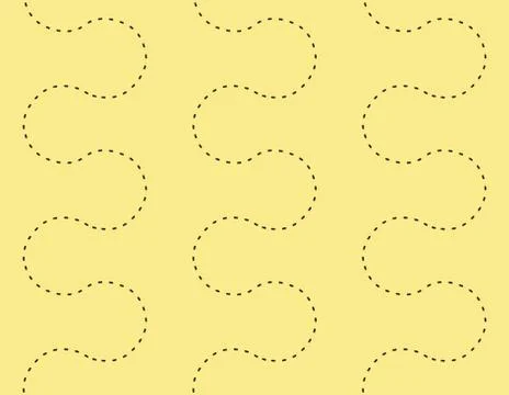 Seamless Geometric Dot Path Background Stock Illustration