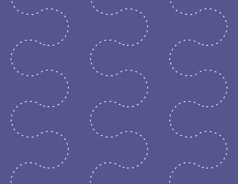 Seamless Geometric Dots Path Background Stock Illustration