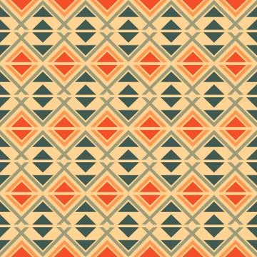 Seamless geometric ethnic pattern Stock Illustration