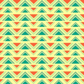 Seamless geometric ethnic pattern Stock Illustration