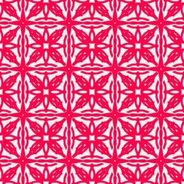 Seamless geometric floral pattern​ Stock-Illustration