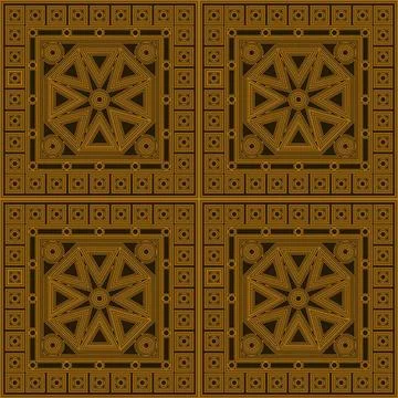 Seamless geometric golden pattern Seamless geometric golden pattern design... 写真素材