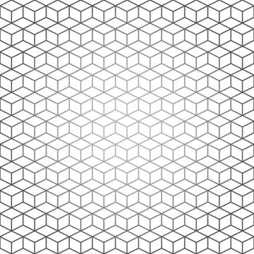 Seamless geometric gradient background. Texture with rhombus and nodes Stock Illustration