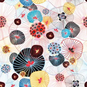 Seamless geometric graphic pattern Stock Illustration