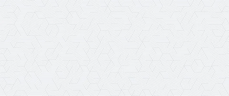 Seamless geometric grey line pattern on white background, abstract art deco Stock Illustration