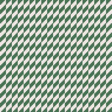 Seamless geometric half herringbone pattern green texture Illustrazione stock