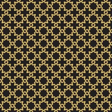 Seamless geometric interlacing pattern. Stock Illustration