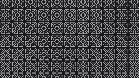 Seamless geometric lattice pattern background animation scrolling right Stock Footage 201531949