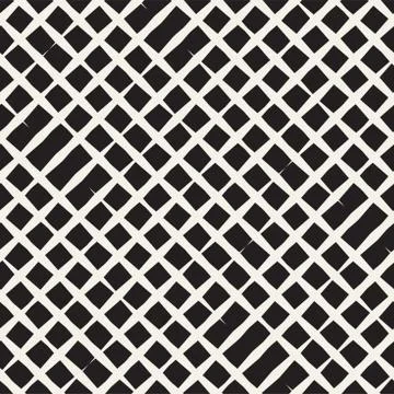 Seamless geometric lattice pattern. Irregular abstract grid background. Sty.. Stock Illustration