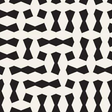 Seamless geometric lattice pattern. Irregular grid background. Stylish chao.. Illustrazione stock