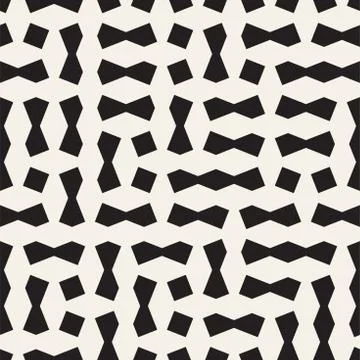 Seamless geometric lattice pattern. Irregular abstract grid background. Sty.. Stock Illustration