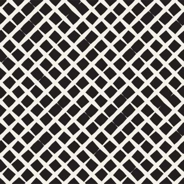 Seamless geometric lattice pattern. Irregular abstract grid background. Sty.. Illustrazione stock