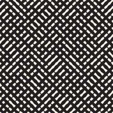 Seamless geometric lattice pattern. Irregular abstract grid background. Sty.. Stock Illustration
