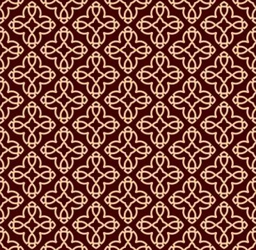 Seamless geometric line pattern. Contemporary graphic design. Endless linear  イラスト素材